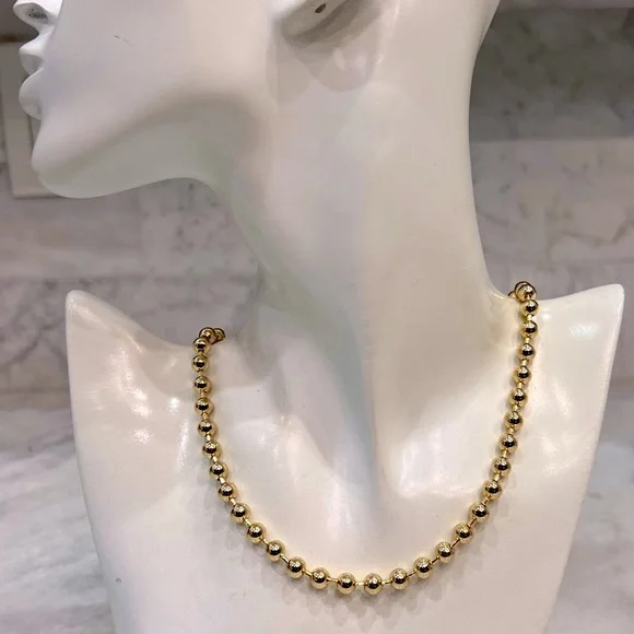 RJ Graziano Gold Ball Bead Necklace - Picture 6 of 9